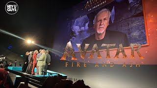 Avatar Fire and Ash UK Premiere Intro with James Cameron