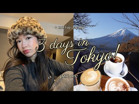 JAPAN VLOG | shibuya shopping, christmas with mt. fuji, & asakusa food spots!
