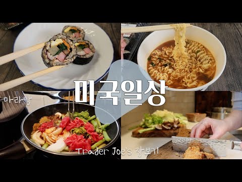 ENG) 트레이더죠 장보기 (장보기 영상 많음) | 가족인데 오해받은 썰 | 집밥하며 일하는 미국 직장인 일상| 맛있는 건강 주스 레서피  🇰🇷 Korean Mom in US 🇺🇸