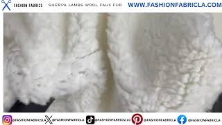 Baby Blue Sherpa Faux Fur Fabric