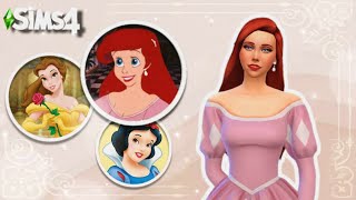 👑 Les princesses Disney version sims 😍 (+ CC LISTE) | CUS SIMS 4