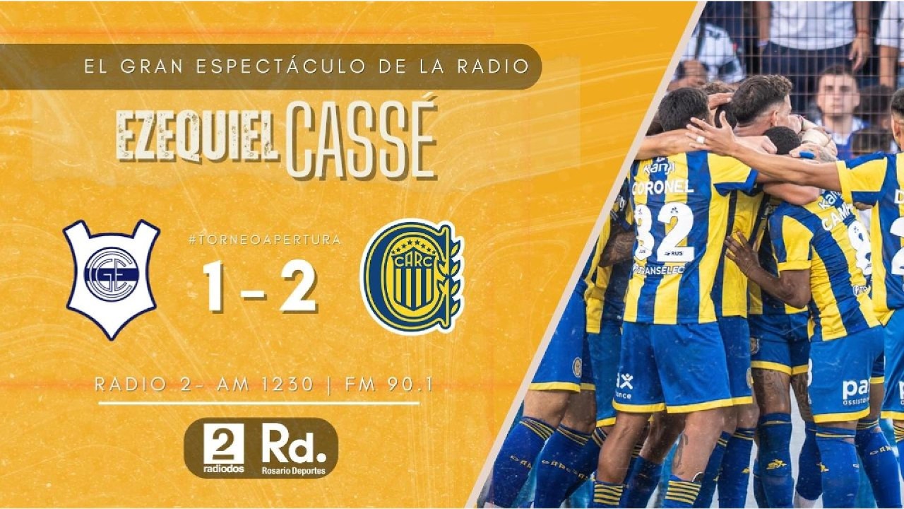 Goles Gimnasia 1 - 2 Rosario Central | Relatos Ezequiel Cassé | Torneo Apertura 2026 | Fecha 7