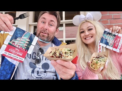 Disney California Adventure Food & Wine Festival 2023 - Trying Sip And Savor Pass / Pixar Pier Rides
