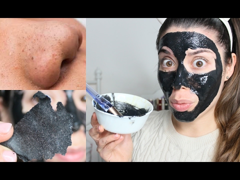 BLACK MASK DIY AT HOME!!! NO GLUE!!! 