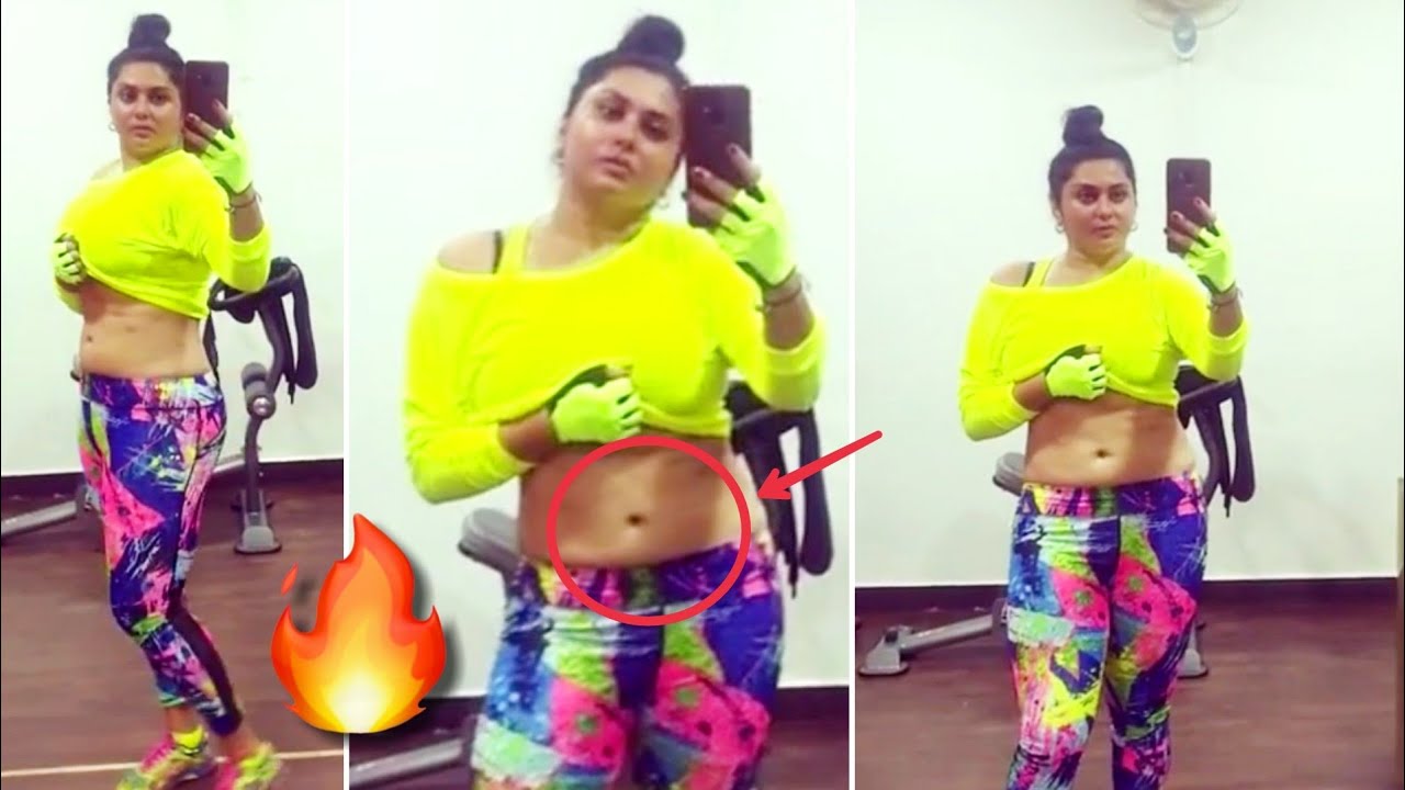 Namitha Unseen Video | Namitha Gym Workout Video | Top Telugu Media