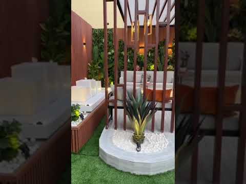 اجمل الجلسات الخارجية تنسيق حدائق منزلية