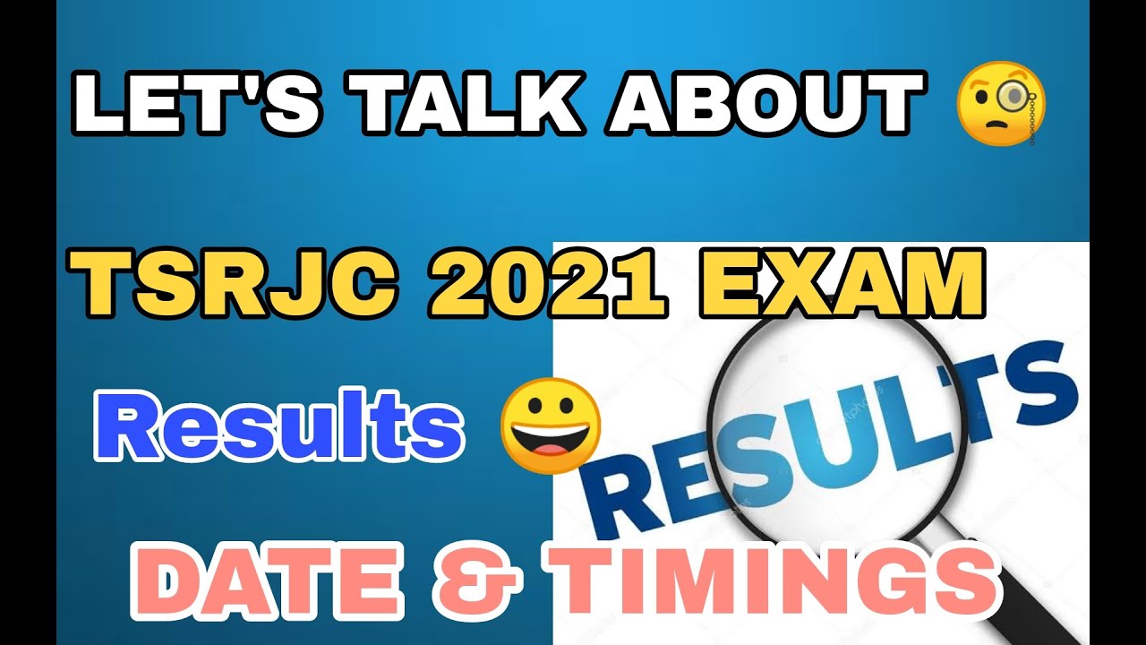 TSRJC 2021 exam results | LATEST UPDATES about tsrjc 2021 results | 