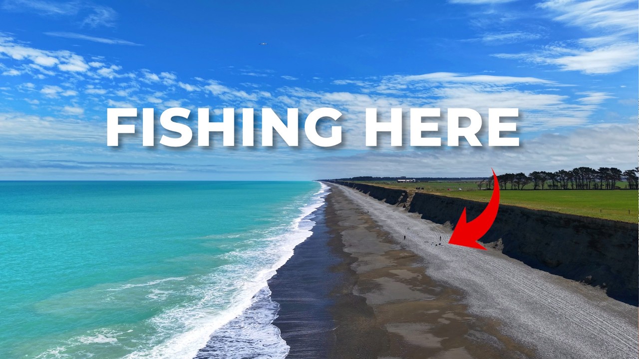 Surf Fishing Along a Wild New Zealand Coastline