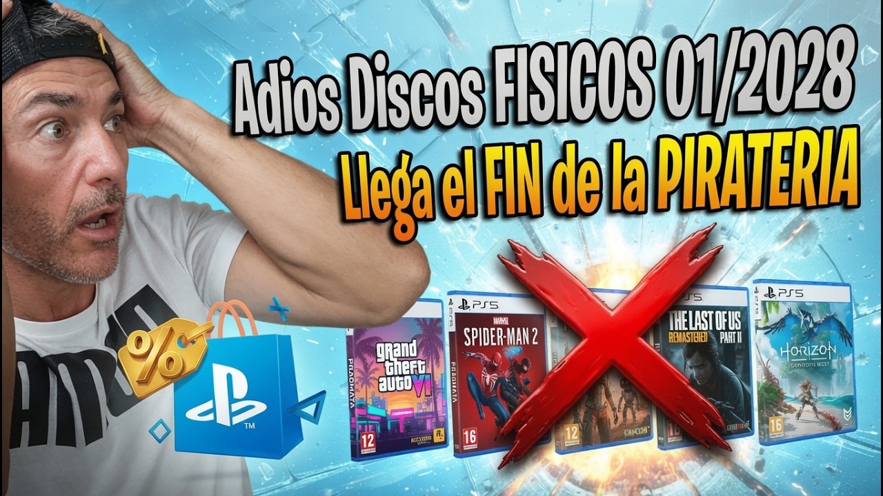 Adiós a TODOS los JUEGOS físicos PlayStation a partir de ENERO 2028 - CONFIRMADO por PLAYSTATION