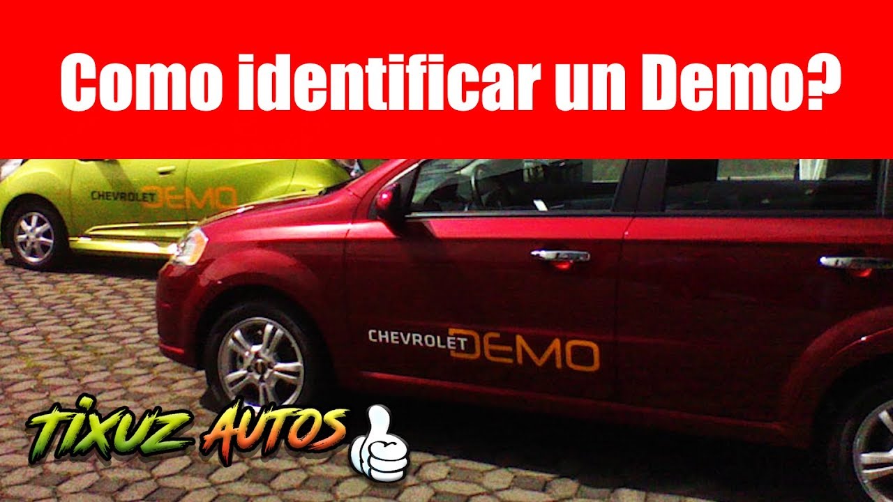 Como Identificar un Auto Demo? - YouTube