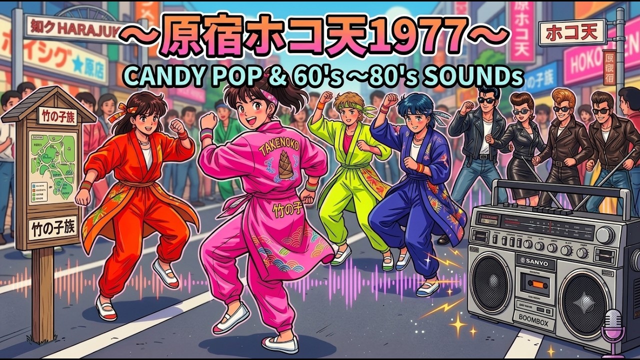 昭和原宿ホコ天 SOUND's CANDY POP & MORE - YouTube