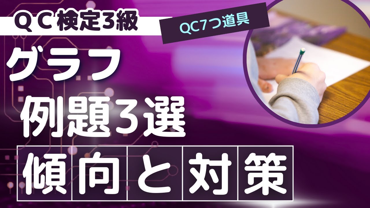 【例題3選】グラフ（QC検定3級 傾向と対策）