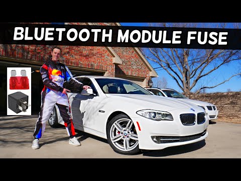 BMW F10 F11 BLUETOOTH MODULE FUSE LOCATION BMW 528i 535i 520i 530i 550i 518d 520d 525d 530d 535d
