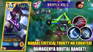 HANABI CRITICAL TRINITY NO COUNTER! DAMAGENYA BRUTAL BANGET! INI DIA BUILD HANABI TERSAKIT 2026-MLBB