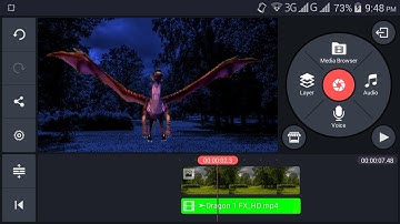 How To Make Dragon Attack Animated Video & Movie Using Kinemaster App For Android Hindi