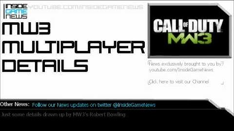 MW3 Multiplayer: Killstreaks, Camping, Maps.