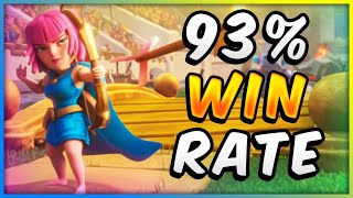 93% WIN RATE! BEST GRAVEYARD FREEZE DECK — Clash Royale