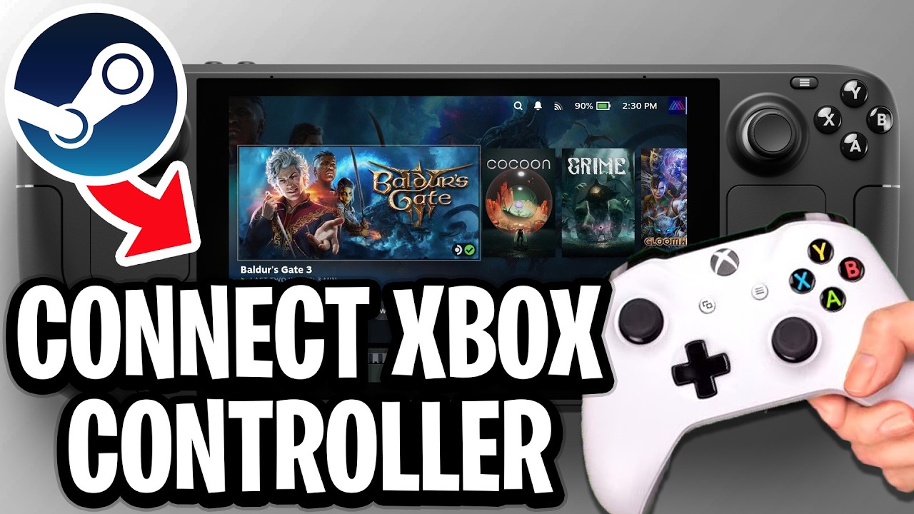 How To Connect Xbox Controller To Steam Deck - Full Guide - YouTube