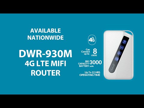 D-Link DWR 930M 4G LTE Mobile MIFI Router - Pocket Wifi