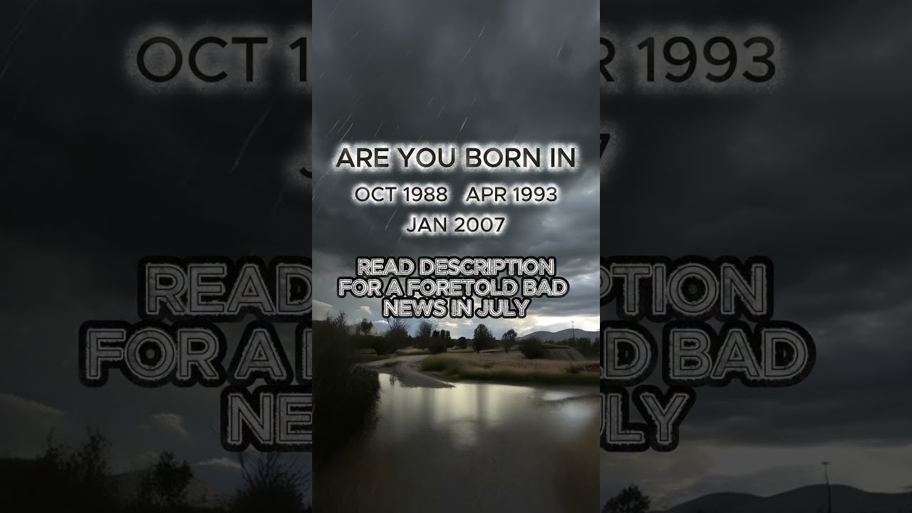 YOU MAY BE IN DANGER IN 2025 