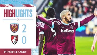 West Ham 2-0 Bournemouth | Benrahma Penalty Seals Win | Premier League Highlights