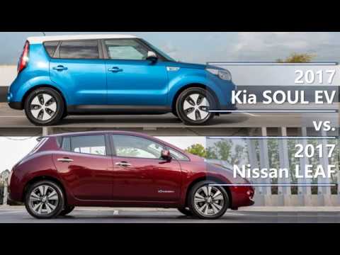 2017 Kia Soul Ev Vs 2017 Nissan Leaf Technical Comparison