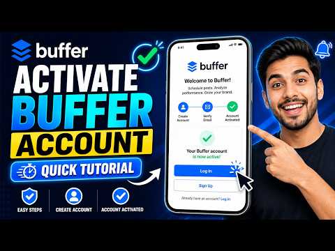How to Activate Buffer Account - Quick Tutorial