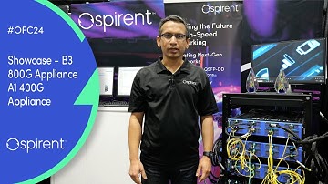 #OFC24 Showcase - B3 800G Appliance & A1 400G Appliance