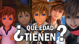 ¿Cuántos años tienen los personajes de Kingdom Hearts?