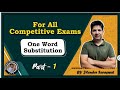 ONE WORD SUBSTITUTION