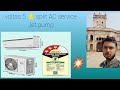 Voltas 5 star split AC Jet pump service