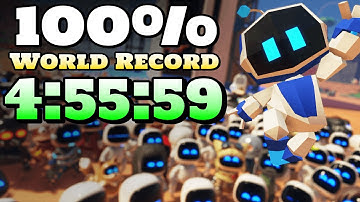 [World Record] ASTRO BOT 100% Speedrun in 4:55:59