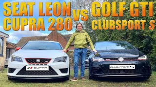 SEAT LEON CUPRA vs GTI CLUBSPORT S - 'RING RECORD CARS DO BATTLE! #GTI #LEONCUPRA #SEAT LEON #vw