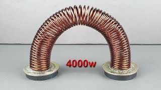 I make  free energy generator 4000W use big size copper wire powerful 100% by world Tech 1,227 views 1 year ago 9 minutes, 22 seconds