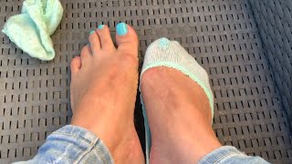 Princess Feet - Blue Jean, Blue Socks, Blue Toes