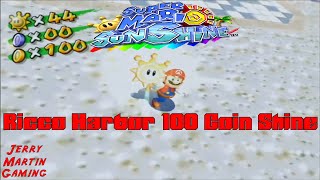 Super Mario Sunshine Part 8: Ricco Harbor 100 Coin Shine