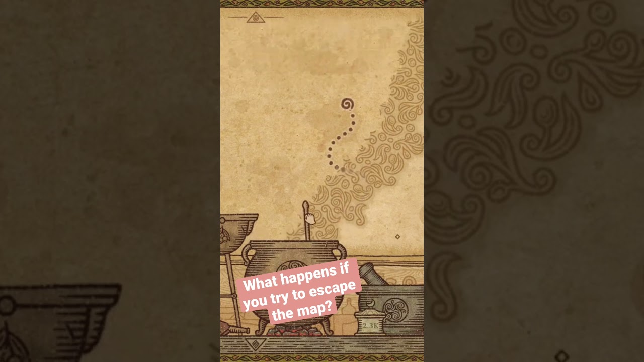 What happens if you try to ESCAPE the Potion Craft map?