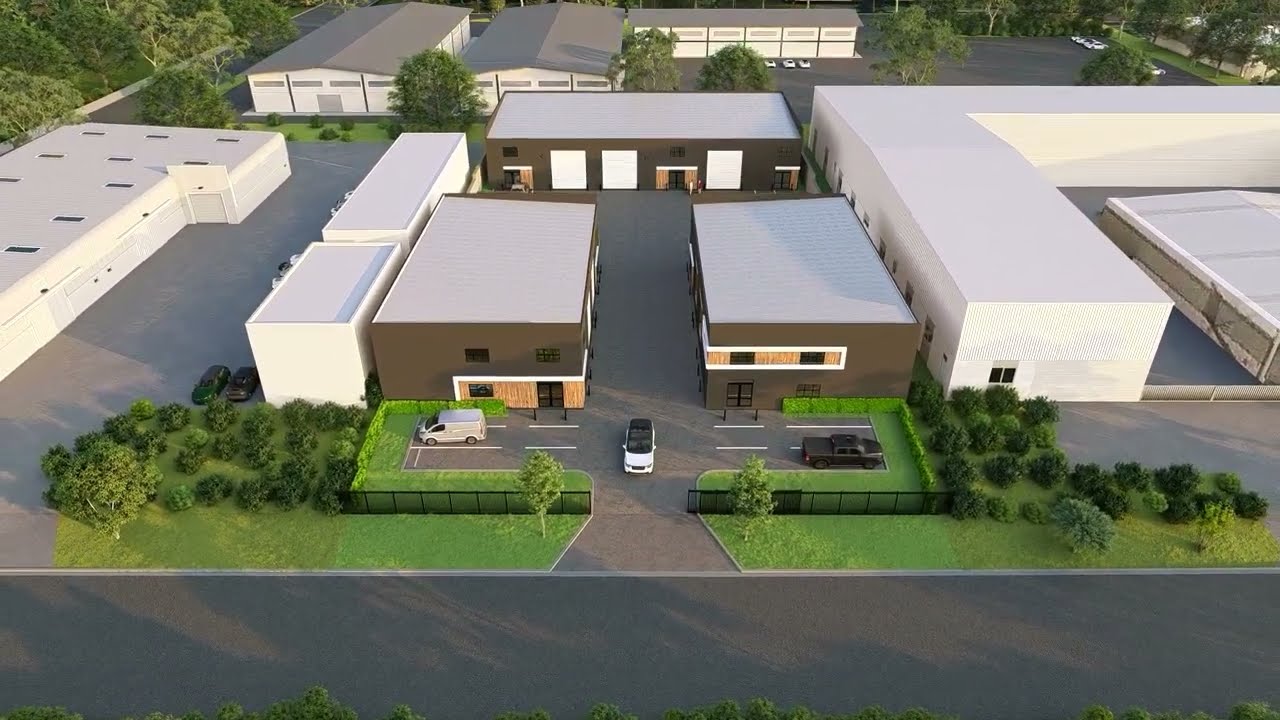 Warehouse and Storage Unit Facility | Commercial Complex | 3D Animation