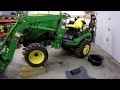 #84 John Deere 1025R DIY Under-floorboard fuel filter replacement