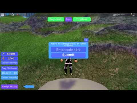 Roblox Codes In Factory Simulator 2 Youtube