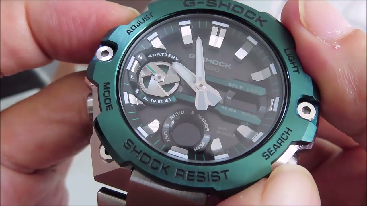 G-SHOCK GST-B400CD 360° - YouTube