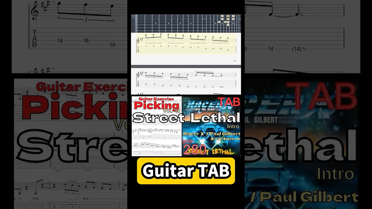 Street Lethal TAB / Racer X(Paul Gilbert) BPM280 #racerx