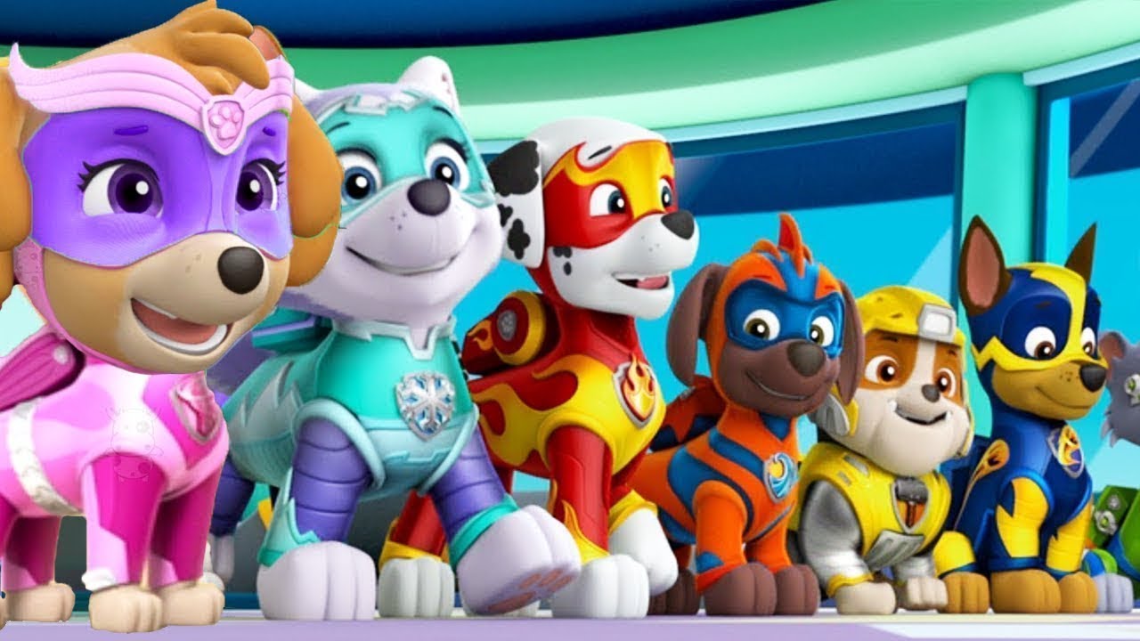 Paw Patrol Mighty Pups - Mighty Pups Rescue Team Skye Training Day - Nickelodeon Kids Games