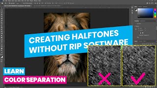 How to Create Halftones in Photoshop for Screen Printing Without Using Rip Software