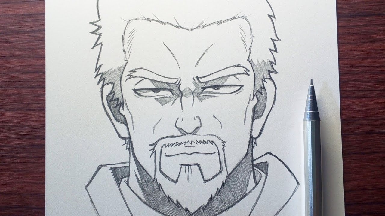 How to draw Askeladd easy step by step