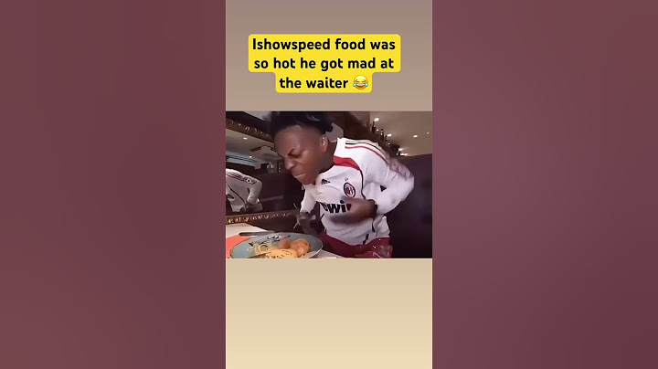 Ishowspeed food was so hot he got mad at the waiter 😭