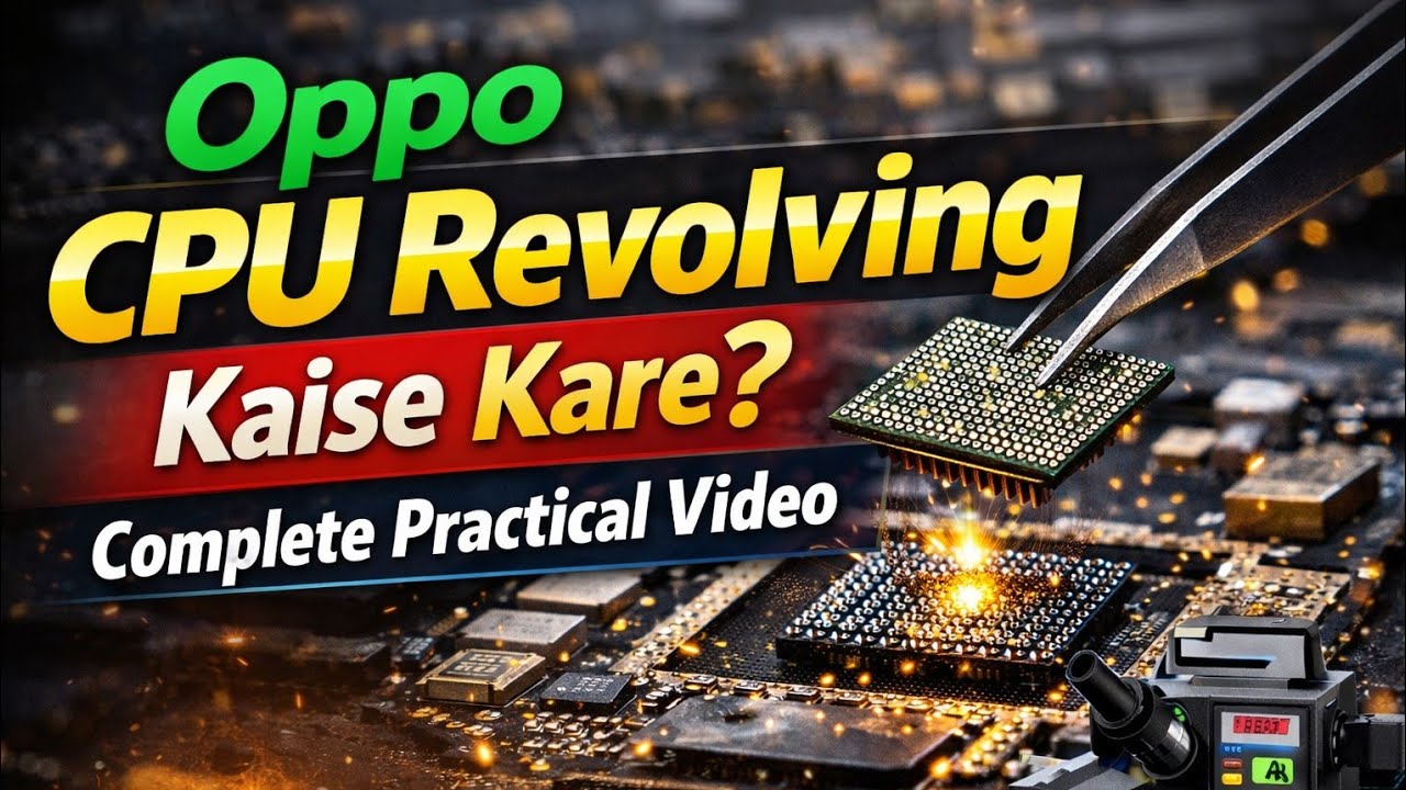Oppo CPU Revolving Kaise Kare? 🔧 Complete Practical Video