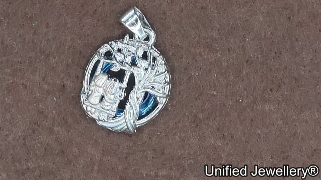 Unified Jewellery Tree of Life Sisters Swing Necklace Crystal Silver Tone B61