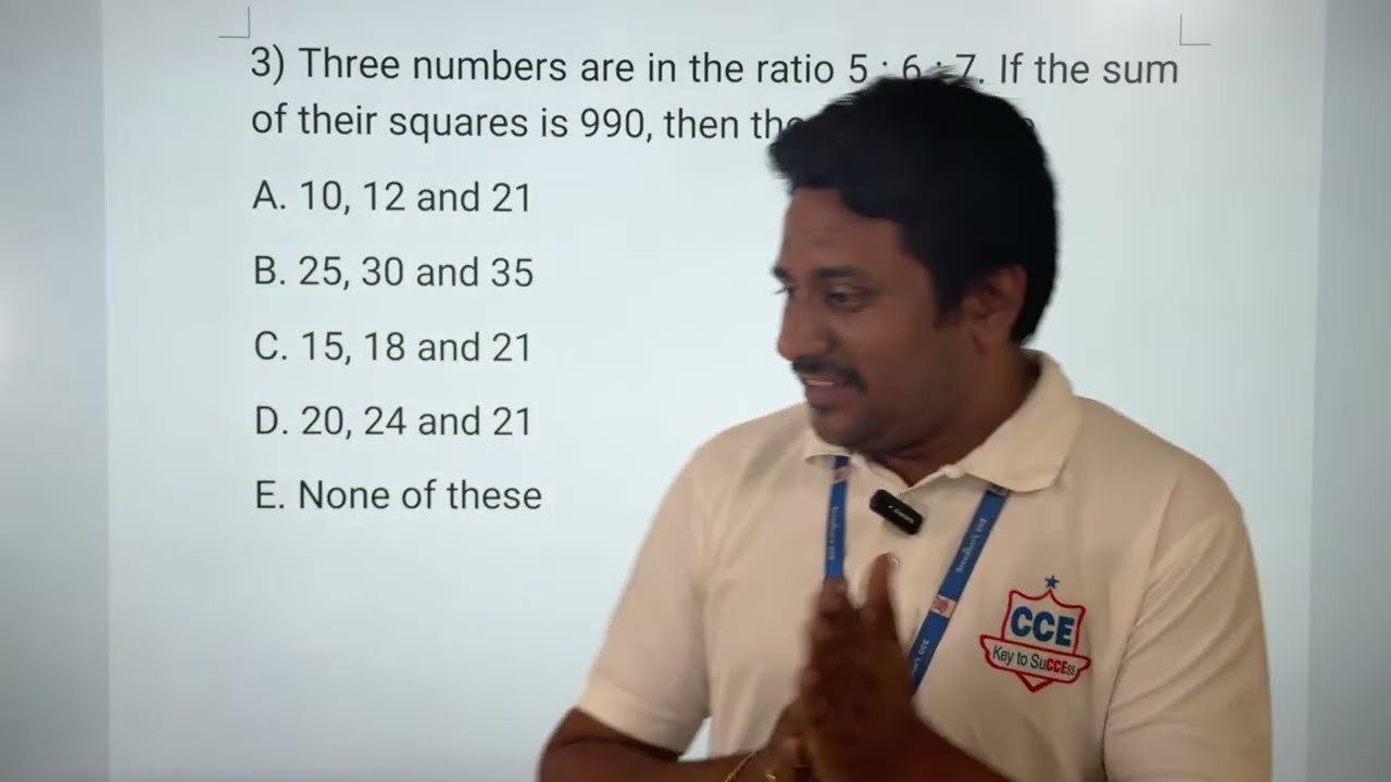 Arithmetic- Ratios by Hari sir