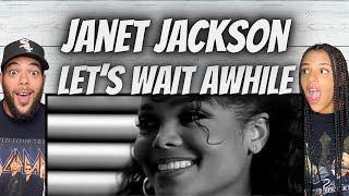 FIRST TIME HEARING Janet Jackson -  Let's Wait Awhile REACTION